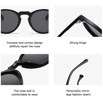 Retro Round Polarized Sunglasses – Vintage Fashion Shades for Men & Women, Driving Eyeglasses