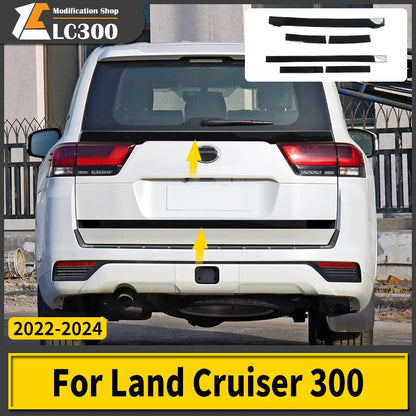 2021-2024 Toyota Land Cruiser 300 Tailgate Trim – Stainless Steel Interior Upgrade LC300 Accessories