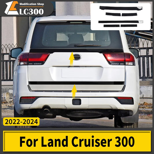 2021-2024 Toyota Land Cruiser 300 Tailgate Trim – Stainless Steel Interior Upgrade LC300 Accessories