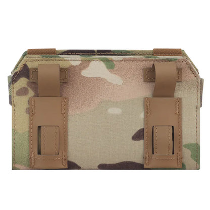 Tactical Admin Phone Pouch MOLLE – Military Hunting Vest Front Panel Map Holder & Utility Carrier Bag for Outdoor Navigation
