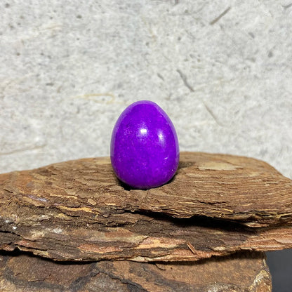 EG1-7 Mini Natural Stone Egg - Polished Meditation Fidget Stone for Stress Relief, Desk Decor, and Gifts