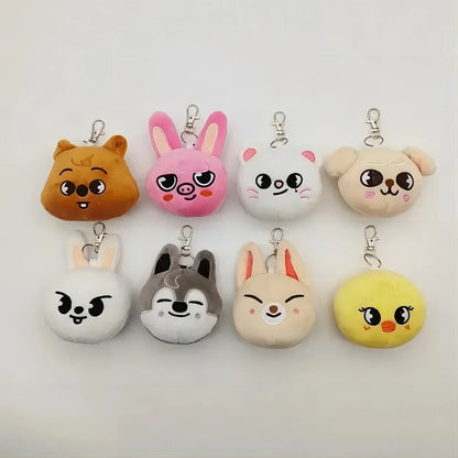20cm Kawaii Skzoo Plush Toy Set – 8pcs Cartoon Stuffed Animals for Kids, Room Decor & Gifts