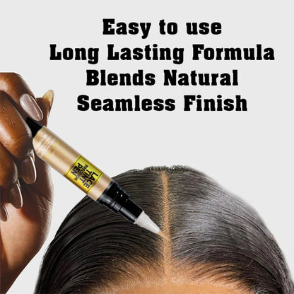Tinted Lace Precision Parting Pen | Wig Lace Tint with Brush Applicator, Easy to Use & Long-Lasting Formula