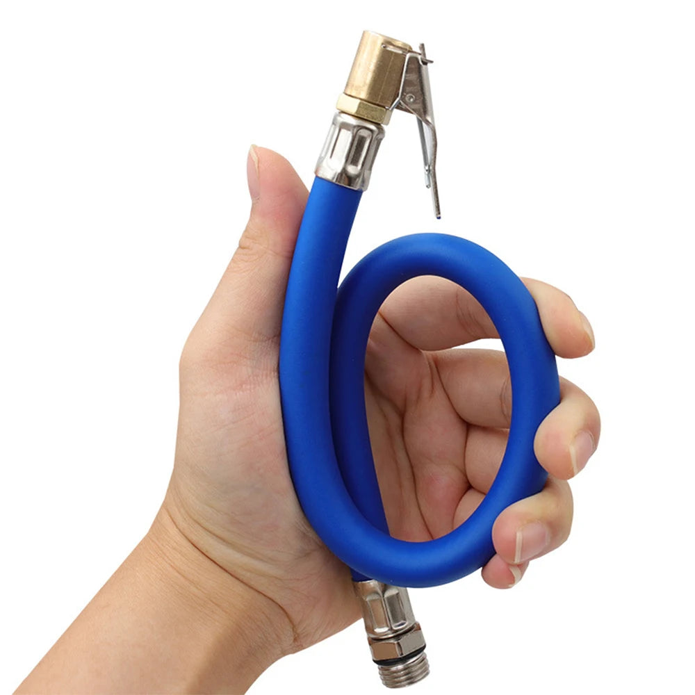 Car Tire Air Inflator Extension Hose – Twist Lock Air Chuck Adapter for Bike & Motorcycle Pump