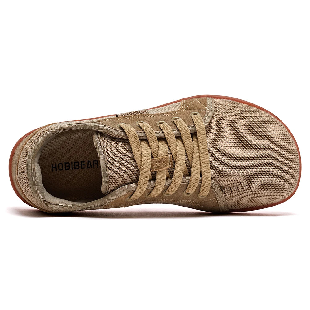 HOBIBEAR Wide Barefoot Shoes – Unisex Minimalist Zero Drop Sneakers for Outdoor Running & Casual Wear