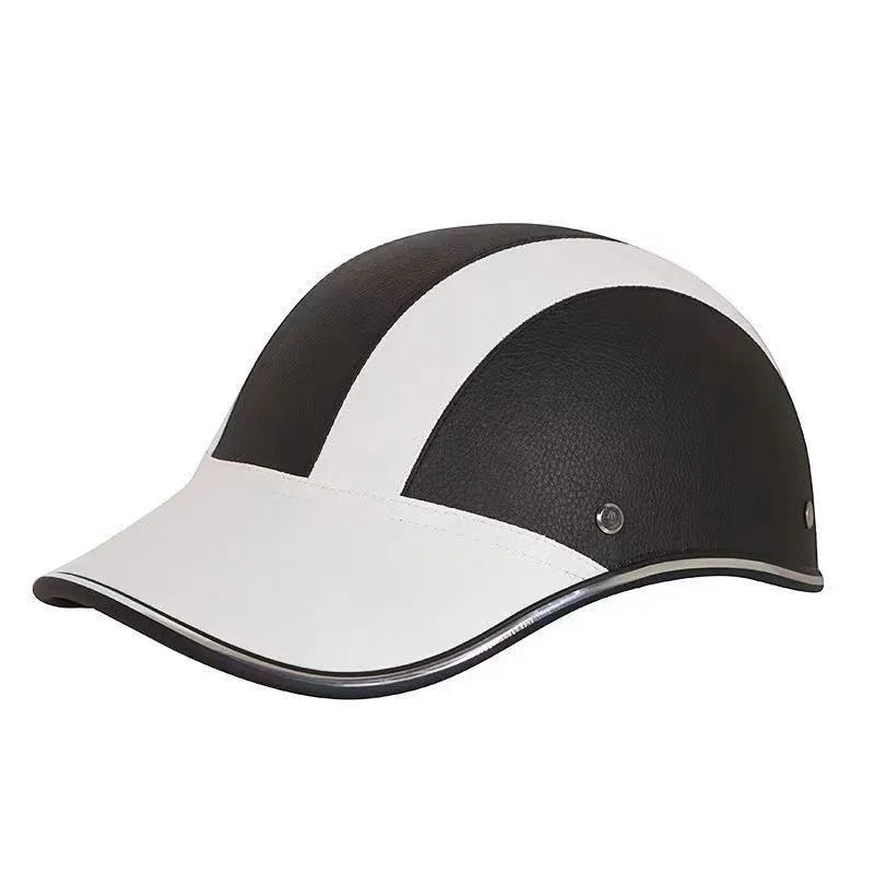 New Baseball Helmet Motorcycle Half Cap - Classic Bike & Scooter Helmet for Men & Women, Anti-UV Safety Hard Hat for Mountain Cycling