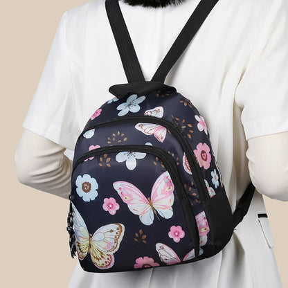 Trendy Floral Backpack Multi-Design – Lightweight Adjustable Strap Casual Daily Use Bag, Stylish Gift Backpack