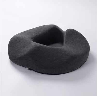 Memory Foam Hemorrhoid Seat Cushion – Donut-Shaped Pain Relief for Sciatica, Tailbone & Bed Sores, Travel & Office Use