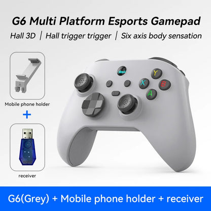 G6 Mobile Game Controller for Switch, iOS, Android & PC with Hall Effect Joystick – Cloud & Streaming GamePad