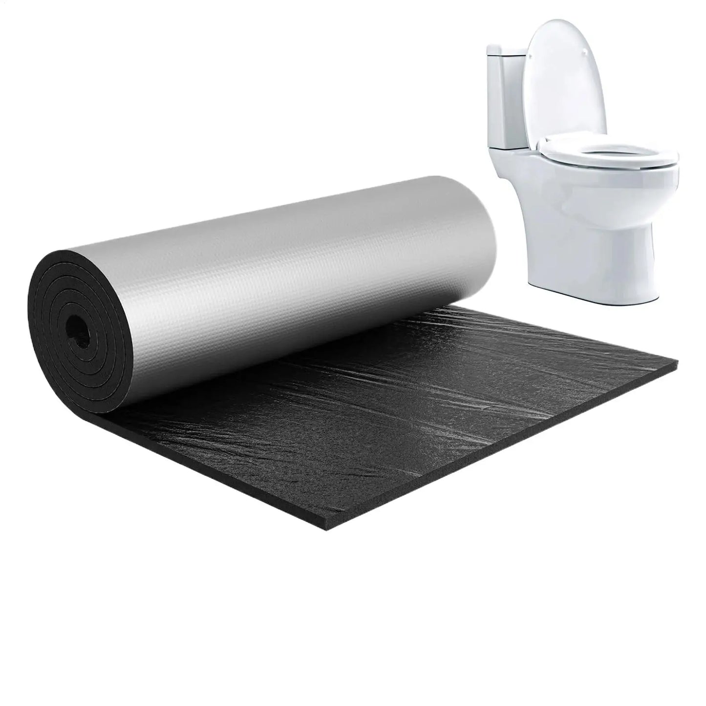 Toilet Tank Liner Waterproof Blanket - Self-Adhesive Anti-Freeze Bathroom Insulation Kit 100x40cm