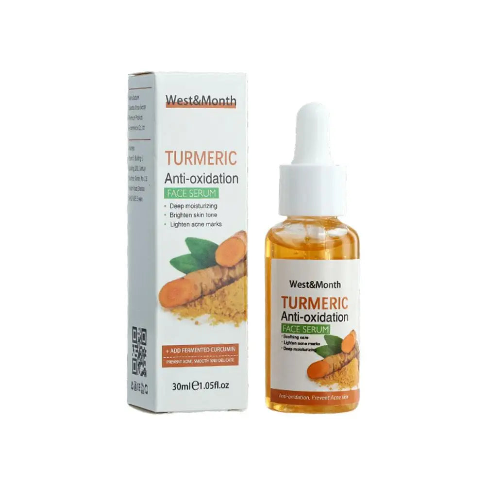 Turmeric Face Whitening Serum – Anti-Oxidation Dark Spot Corrector for Facial Brightening & Skin Clarity