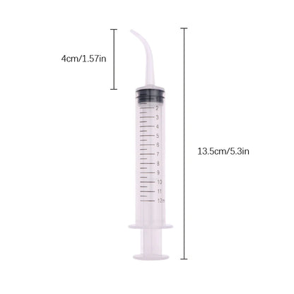 LED Tonsil Stone and Earwax Remover Tool – Stainless Steel Ear Pick Set with Tips and Irrigation Syringe for Ear Care