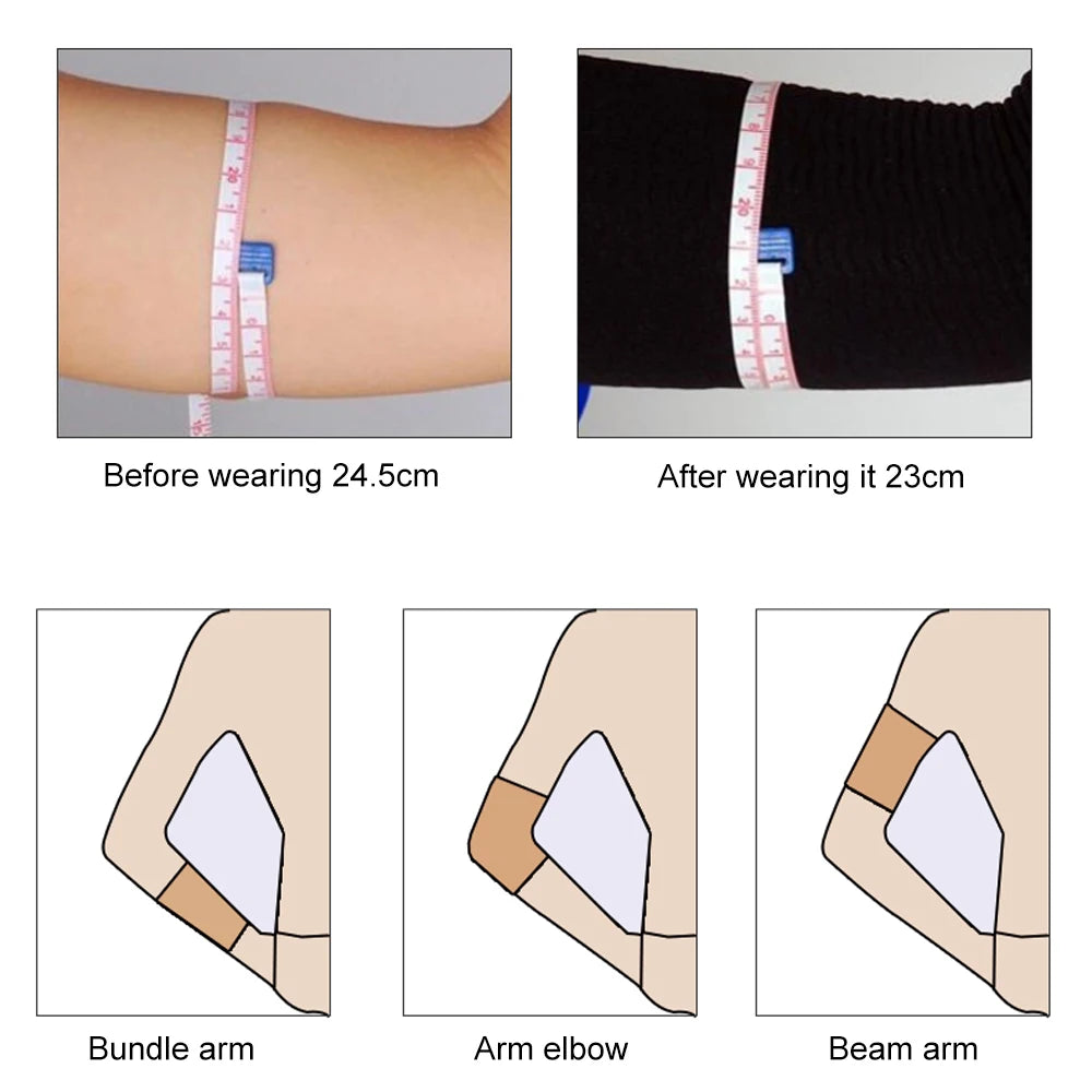Women’s Arm Slimming Compression Sleeves – Upper Arm Shaper Wrap for Toning & Support