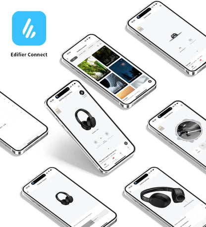 Edifier W820NB Plus Wireless Headphones – 43dB ANC, Hi-Res LDAC, 49H Playtime, Over-Ear Bluetooth Headset