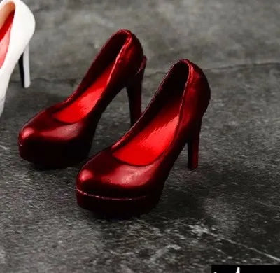 1/6 Scale Fashion Girl High Heel Shoes — Stiletto Court Shoe Model for 12" TBL PH Female Action Figures