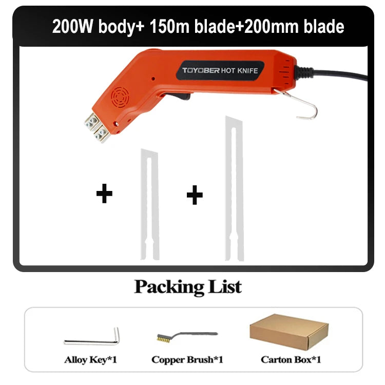 Electric Foam Cutter Hot Knife – Polystyrene, Styrofoam, Fabric, and Rope Cutting Tool for DIY Projects