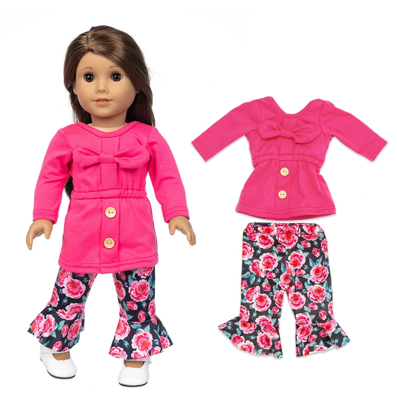 18-Inch Girl Doll Winter Coat — 43cm Baby Doll Jacket Outfit for Dressing
