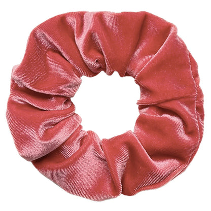 10/6/1Pcs Velvet Hair Scrunchies Set for Women – Solid Color Elastic Ponytail Hair Bands & Headband Accessories (Black Pack)