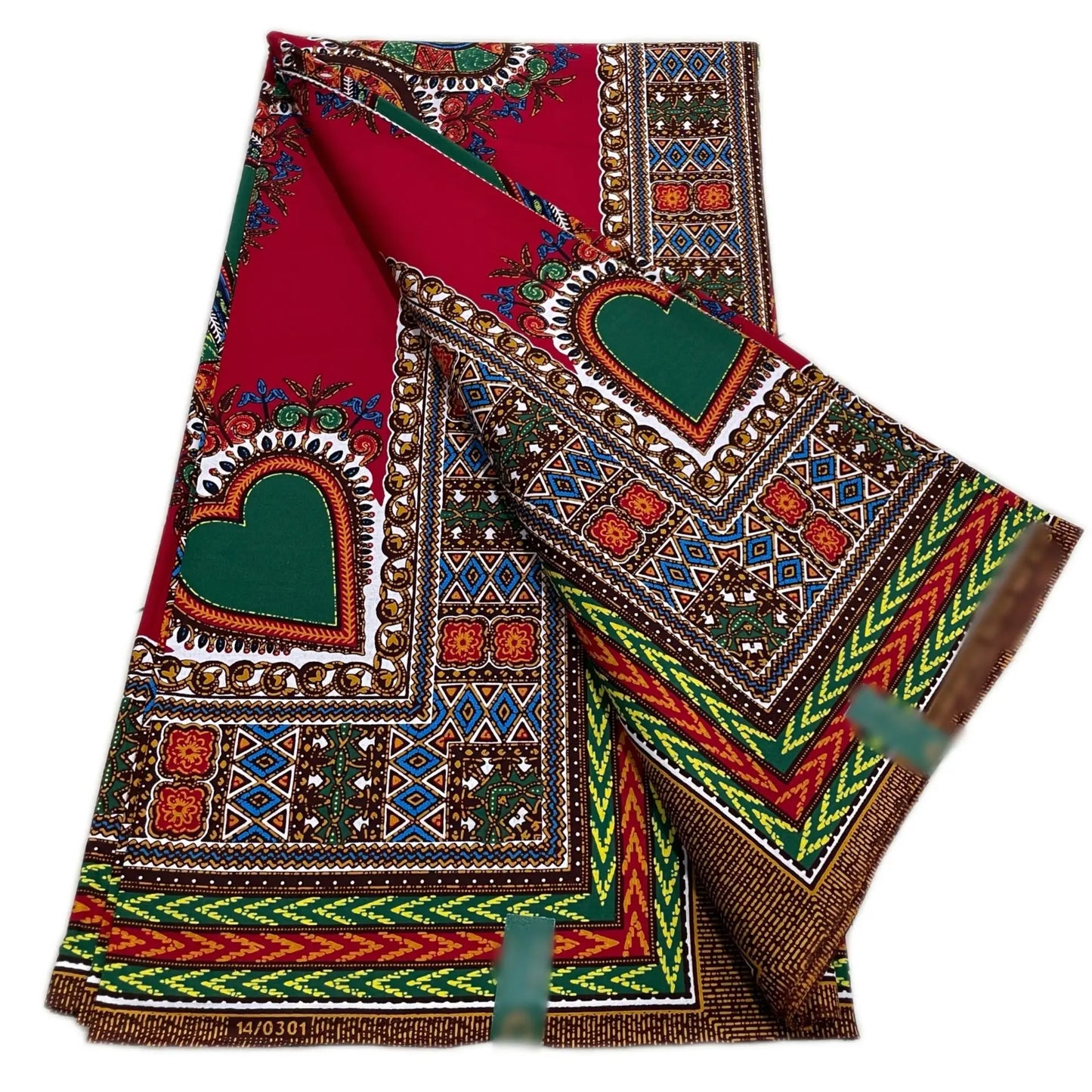 Ankara Wax Print Fabric - 100% Cotton Soft African Pagne Fabric for Dresses & Sewing