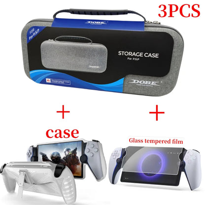 Sony PS5 PlayStation Portal Carrying Case – Shockproof Protective Travel Storage Bag for PS Portal Accessories