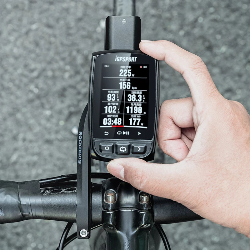 ROCKBROS Light Bracket – Nylon Bicycle Code Table Holder for Mountain & Road Bikes, Sports Camera & Lamp Extension Base