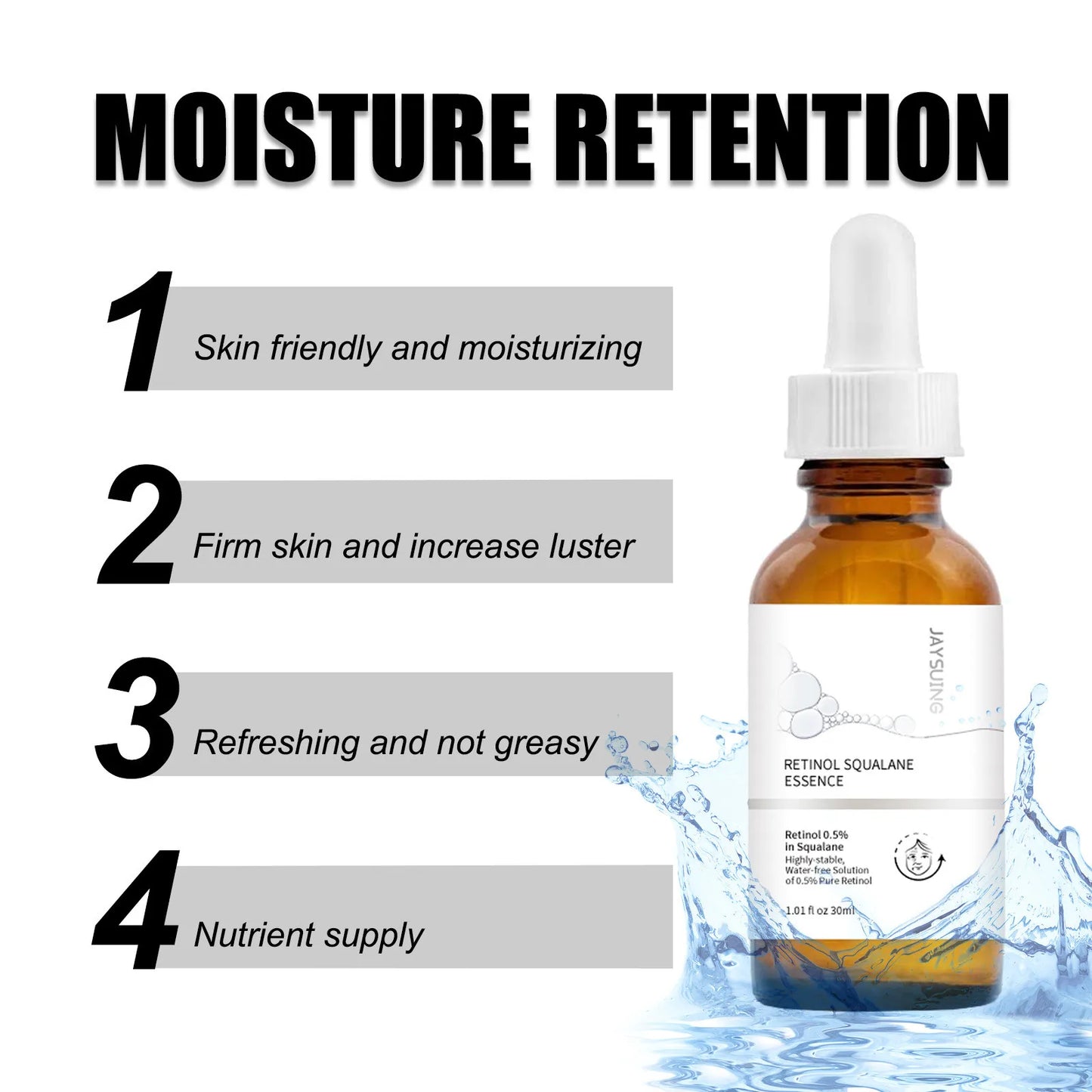 Retinol Ordinary Serum – Eye Fine Line Removal, Skin Lifting, Brightening & Firming Facial Essence