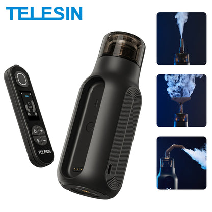 TELESIN Portable Smoke Machine – Remote-Controlled Fogger for Photography, Video Shoot Smoke Effect