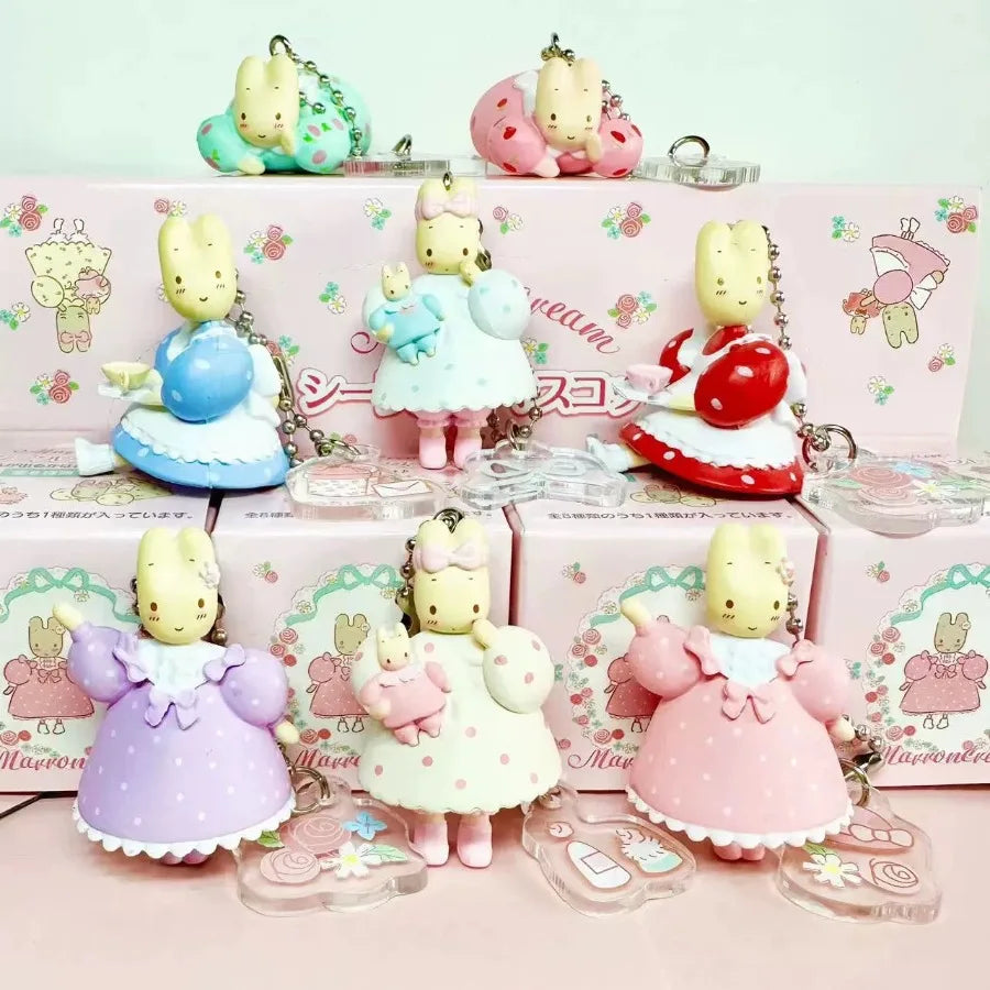 Sanrio Marron Cream Blind Box Keychain - Kawaii Pendant Birthday Gift for Girls & Anime Cartoon Collectors