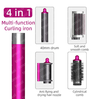6-in-1 High-Speed Hair Styler - 110,000 RPM Ionic Hair Dryer & Automatic Curling Set