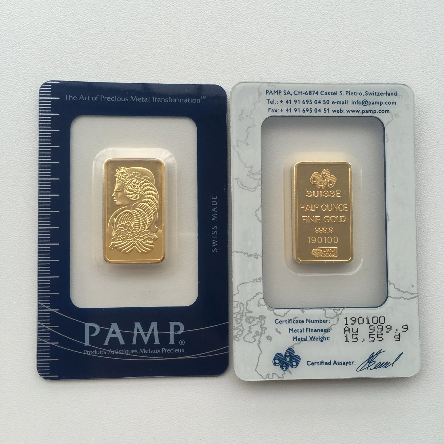 24K Gold Plated Copper Bar – 1g-100g Sealed Bullion Ingot, Non-Magnetic Golden Craft Gift