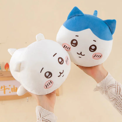 30/40cm MINISO Chiikawa Hachiware Plush Doll — Large Soft Cartoon Pillow Toy, Birthday Gift for Children & Girls