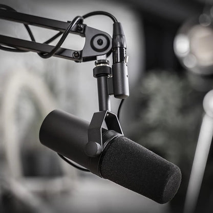 Professional Dynamic Microphone – Selectable Frequency Response for Studio Recording & Performance Vocals, Compatible with Shure SM7B
