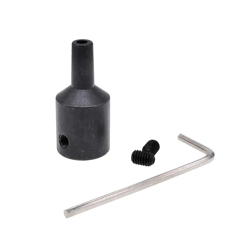 JT0 B10 B12 Adapter Connecting Rod – Steel & Copper Drill Chuck Shaft Sleeve, 4mm to 12mm Coupling