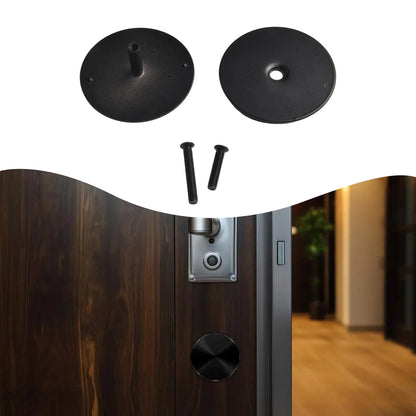 Metal Door Hole Cover Plate - 2-5/8" Door Knob & Deadbolt Hole Blocker