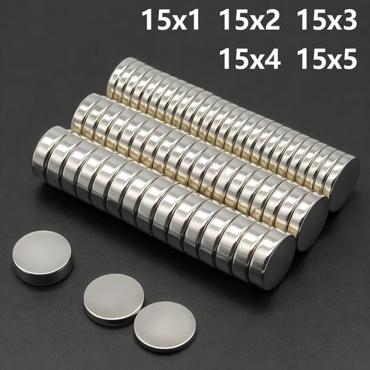 N35 Neodymium Magnets - Super Strong Round Permanent Fridge Magnets for DIY Projects & Crafts