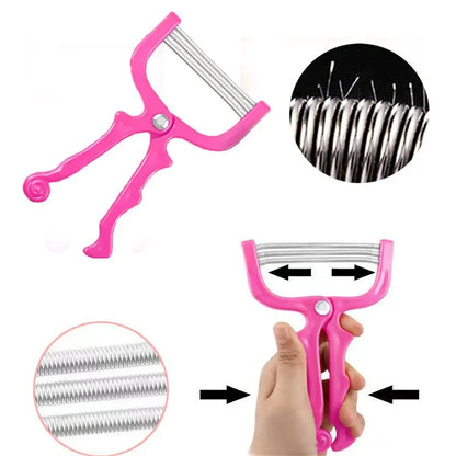Handheld Facial Hair Remover Spring Roller – Safe Reusable Mustache & Face Hair Removal Tool for Women