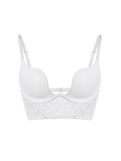 Mesh Underwire Bra - Breathable Backless Design with Multiple Wearing Styles Comfortable Lingerie Underwear