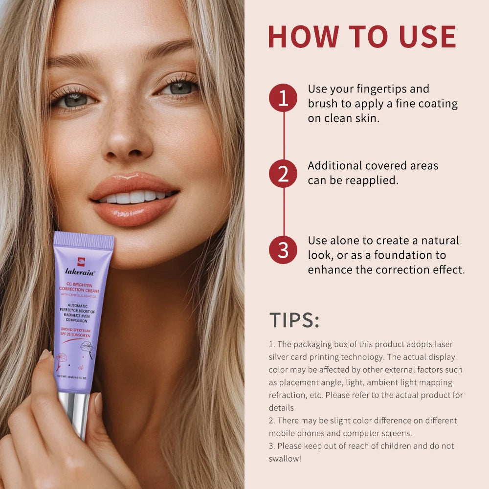 Erborian Centella CC Cream – Color-Changing Moisture Foundation, Full Coverage Magic Korean Makeup