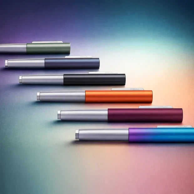 Natamifountain Pen with Fine Metal Nib - Smooth Writing Ink Pen for Office, School & Signatures