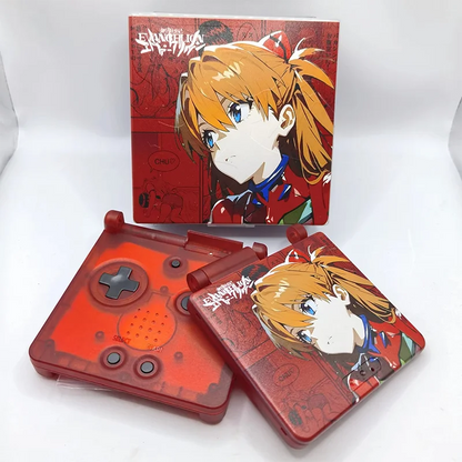 GBA SP Limited Edition Replacement Shell - EVA Rei & Asuka Frosted UV Case with Box