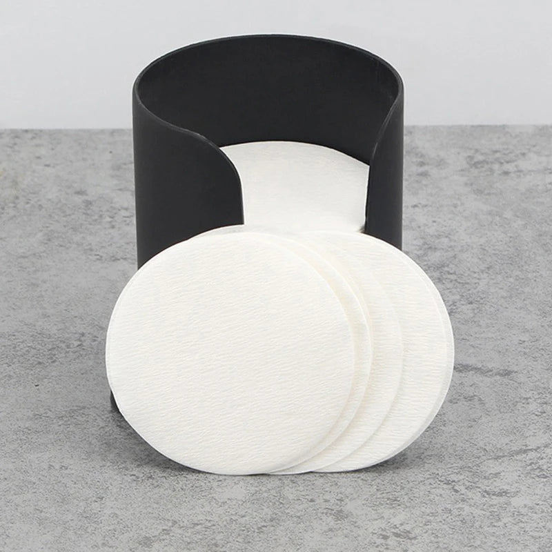 YRP Coffee Filter Paper Holder – 51mm/53.5mm/58.5mm/60mm/64mm Round Filter Paper Organizer Set (100pcs)