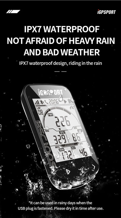 IGPSPORT BSC100S GPS Bike Computer — Wireless Speedometer & Cycling Odometer