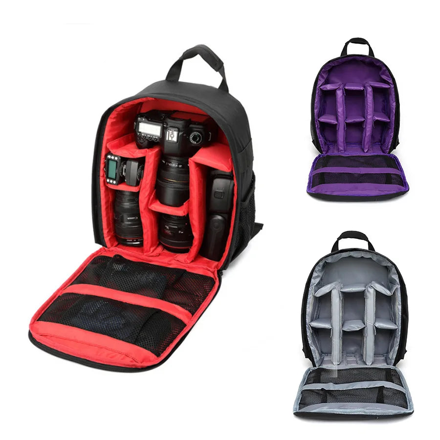 Outdoor Waterproof Camera Backpack — Digital Shoulder Bag for DSLR, Canon, Nikon, Sony Photography Equipment