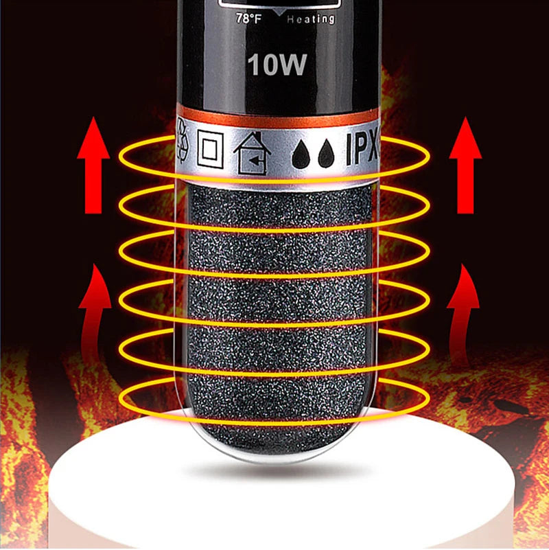 USB Mini Aquarium Heating Rod – 10W Submersible Thermostat Heater for Small Fish Tanks, 26°C Constant Temperature