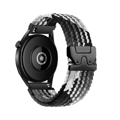 Braided Loop Watch Band – 18/20/22mm Parachute Style Strap for Garmin Venu/3/3S, Forerunner 265/265S/645, Samsung & Huawei GT Watches