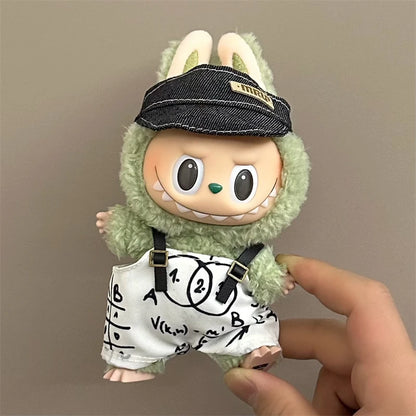 Labubu V1 V2 15/17cm Doll Clothing Set — Fashion Hoodie & Pants Korean Idol Style DIY Accessories Gift