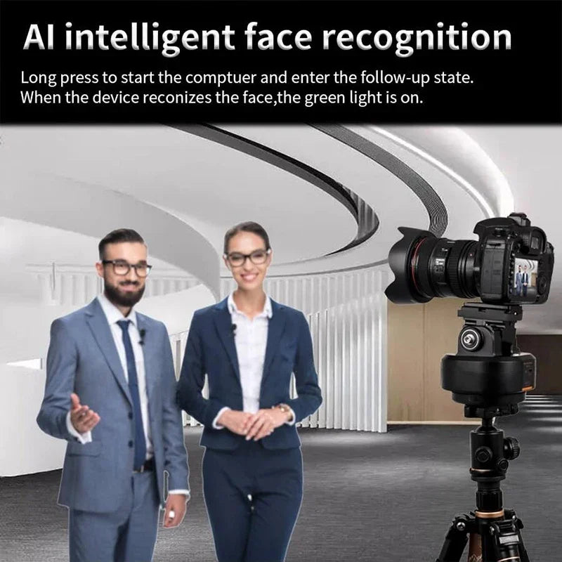 Thermal Imaging Camera Automatic Bracket - Remote Panning, Animal Observation, 2kg Load Capacity, Face Following Head Stabilizer