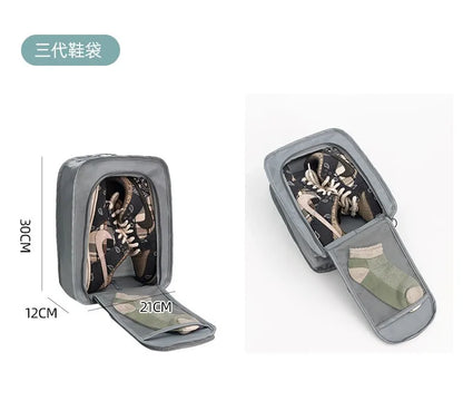 7/8/9/10-Pcs Travel Organizer Set — Portable Packing Cubes for Luggage, Clothes & Shoes, Foldable Storage Bags