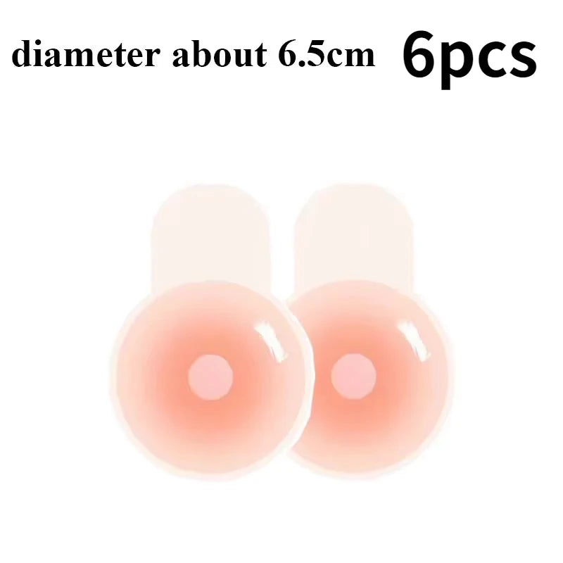 Reusable Silicone Nipple Covers for Women – Invisible Strapless Bra Pasties & Breast Petals