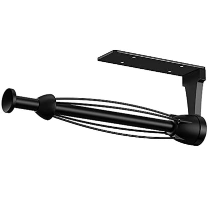 Wall Mount Paper Towel Holder with Damping Effect - Single Hand Operation, Under Cabinet Design for Kitchen and Bathroom